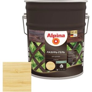 ALPINA / Альпина лазурь-гель для дерева шелковисто-матовый, сосна (10 л) (Алпина, Альпина)