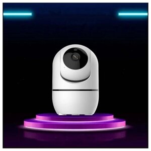 Беспроводная IP Wi-Fi видеокамера LS Vision / Домашняя камера 360 / Домашняя камера видеонаблюдения / Вайфай камера видеонаблюдения