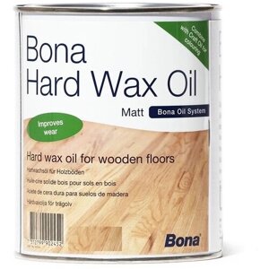 Bona Масло с твердым воском для пола Bona Hard Wax Oil 1 л. Бесцветный матовый