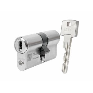 Цилиндр ABUS Magtec 2500 ME ключ-ключ (размер 70х60 мм) - Никель