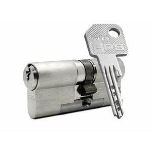 Цилиндр EVVA EPS ключ-ключ (размер 51х46 мм) - Никель (5 ключей)