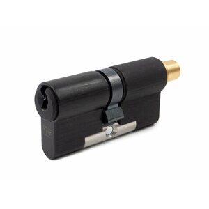 Цилиндр EVVA ICS ключ-вертушка (размер 36х56 мм) - Черный (3 ключа)