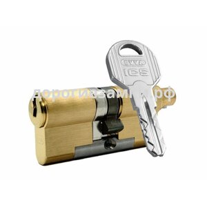 Цилиндр EVVA ICS ключ-вертушка (размер 36х66 мм) - Латунь (3 ключа)