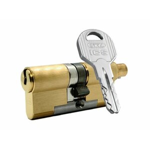 Цилиндр EVVA ICS ключ-вертушка (размер 66х36 мм) - Латунь (5 ключей)