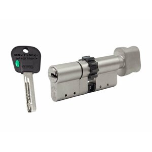 Цилиндр Mul-t-lock Integrator Modular ключ-вертушка (размер 35х31 мм) - Никель, Шестеренка