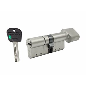 Цилиндр Mul-t-lock Integrator Modular ключ-вертушка (размер 35х50 мм) - Никель, Флажок