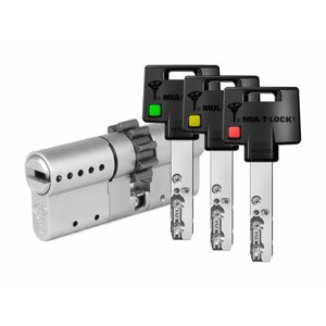 Цилиндр Mul-t-Lock MTL600 Светофор ключ-ключ (размер 50х50 мм) - Никель, Шестеренка
