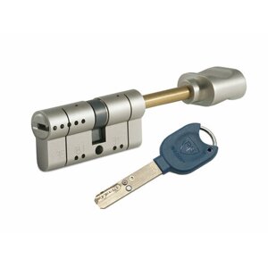 Цилиндр Rav Bariach Saturn ключ-шток (размер 40х31 мм) - Никель