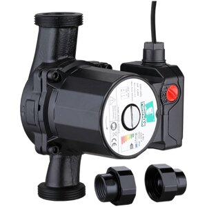 Циркуляционный насос PUMPMAN TRS25/8(Pmax-100Вт, Hmax-8м, Qmax-40л/мин, 180мм, с гайками и кабелем)