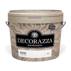 Decorazza Base/Декоразза Бейс подложечная краска-грунт для нанесения декоративных покрытий белый 1,5кг
