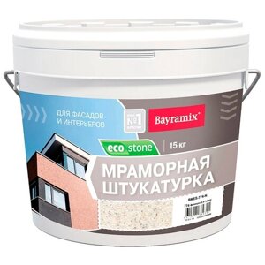 Декоративное покрытие Bayramix Мраморная штукатурка EcoStone 0.5-1 мм, 1 мм, 774, 15 кг