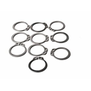 DIN 471 Кольцо стопорное наружное для вала Нержавеющая сталь А2 6X0,7 (ГОСТ 13942-86) (10 штук)