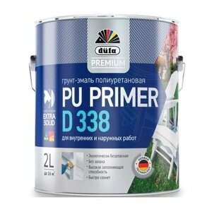 Dufa PREMIUM Expert PU-Vorlack D338 / Дюфа премиум Эксперт ПУ-Ворлак Д338 Эмаль грунтовочная полиуретановая матовая 2л