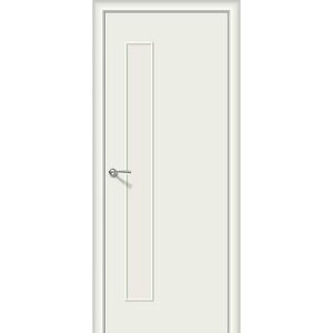Дверь Гост-3 / Цвет Л-23 (Белый) / Стекло Magic Fog / Двери Браво