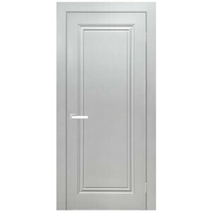 Дверь межкомнатная в комплекте монако - GR, серый тон 2000х600, полный комплект: полотно, коробка, наличник)