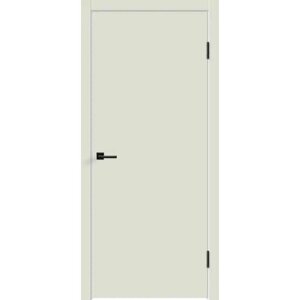Дверь межкомнатная VellDoris Flat глухое, светло-серый, 900x2000, LR, без врезки замка и петель, кромка с 4х сторон