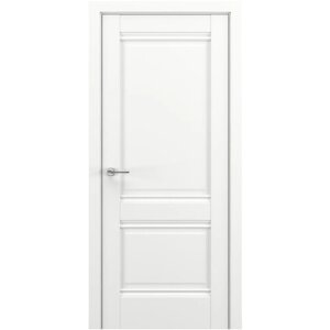 Дверь межкомнатная ZaDoor, Модель Венеция В4, Цвет белый матовый, Экошпон, Размер 800*2000, Сторона открывания универсальная, Комплект