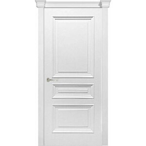 Дверь Верда Багетто 1 эмаль Белый 2000*800 + коробка и наличники