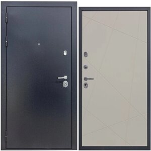 Дверь входная металлическая DIVA 40 2050x860 Левая Титан - Д11 Софт Шампань, тепло-шумоизоляция, антикоррозийная защита для квартиры и дома