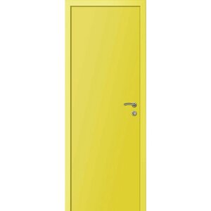 Дверь влагостойкая пластиковая KAPELLI multicolor ДГ RAL 1018 Желтый