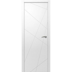 Дверь влагостойкая пластиковая KAPELLI multicolor Ф7А RAL 9016 Белый