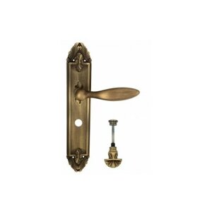 Дверная ручка Venezia "CLASSIC" на планке PL96 матовая бронза
