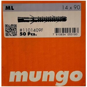 Дюбель для пустотелого кирпича Mungo ML 14 x 90 1101409 4шт