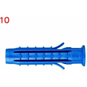 Дюбель распорный Чапай шип/ус синий 8х40 мм, 50 шт (10 шт.)