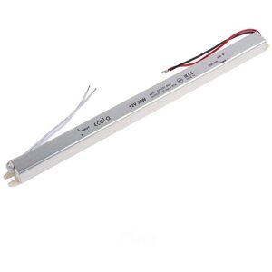 Ecola LED strip Power Supply 50W 220V-12V IP20 длинный и тонкий блок питания для светодиодной ленты