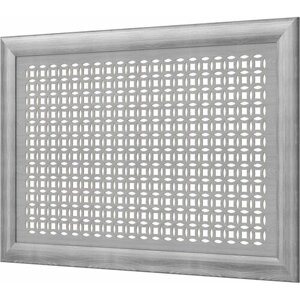 Экран декоративный для радиаторов и батарей: 600х900 мм, дуб серый, сусанна, серия Модерн с рамкой