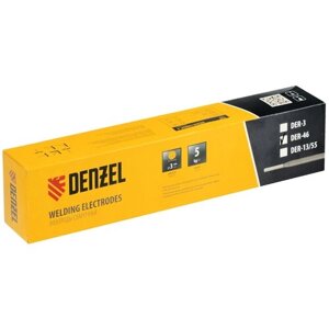 Электроды для сварки DER-46 диаметр 3 мм 5 кг, рутиловое покрытие Denzel АНО-21
