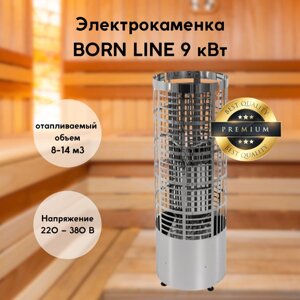 Электрокаменка (электрическая печь) BORN LINE для сауны и бани 9 кВт, 220 – 380 В