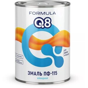 Эмаль Formula Q8, ПФ-115, терракотовая, 0.9 кг