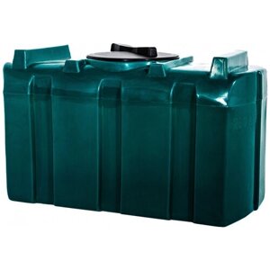 Емкость-бак 200 литров Polimer Group R200 для воды, топлива, продуктов, цвет зеленый