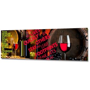 Фартук Кухонный на стену "ВиноградФФ 53" 3000*600*1,5мм, ПВХ, фотопечать с жиростойким глянцевым покрытием
