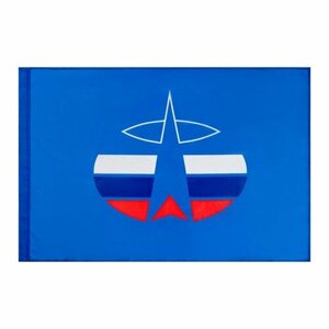 Флаг Космические войска, 90 х 135 см, полиэфирный шёлк, без древка