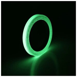 Фотолюминесцентная самоклеящаяся лента, 2х300 см, зеленое свечение