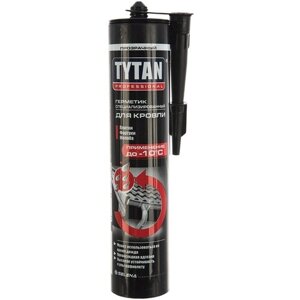 Герметик силиконовый для кровли и водостоков Tytan Professional нейтральный прозрачный 310 мл.