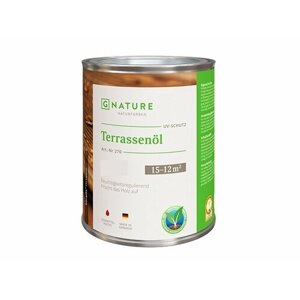 Gnature Масло для террас GNature 270 Terrassenöl 2,5 л. 2088 Моренный дуб