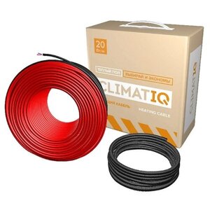 Греющий кабель, CLIMATIQ, CABLE 20м, 2.7 м2, длина кабеля 20 м
