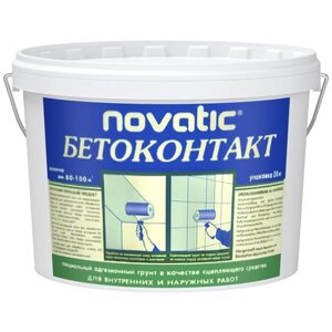 Грунт бетоноконтакт Novatic Бетоноконт. Novatic 20кг З