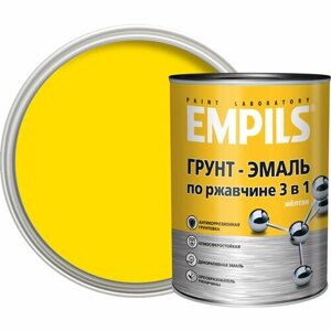 Грунт-эмаль по ржавчине 3 в 1 Empils PL цвет желтый 0.9 кг