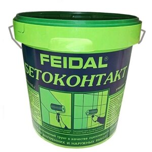 Грунтовка бетоноконтакт FEIDAL Бетоконтакт, 20 кг, 20 л