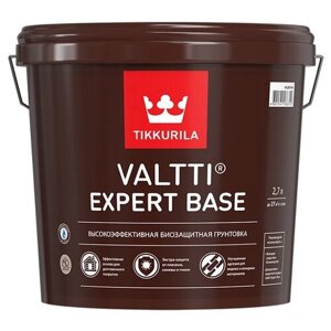 Грунтовка Tikkurila Valtti Expert Base высокоэффективная биозащитная, 2.7 кг, 2.7 л, бесцветный