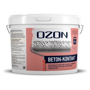 Грунтовки адгезионные OZON Грунтовка бетоконтакт OZON Beton-kontakt ВД-АК-040-13 обычная
