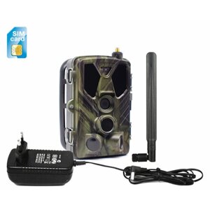 GSM камера Filin Модель: LTE-Pro-4K HC-812 (U52896LU) для охраны дачи (ьная) видео 4K, онлайн, облако, H. 265, IP65 - фотоловушка 4G для охоты