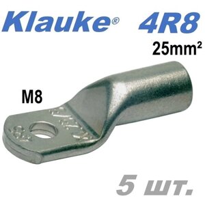 Кабельный наконечник под болт M8, ном. сеч. 25 мм2 KLAUKE 4R8 - 5 шт.