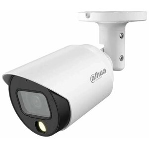 Камера видеонаблюдения аналоговая Dahua DH-HAC-HFW1509TP-A-LED-0280B-S2, 1620p, 2.8 мм, белый