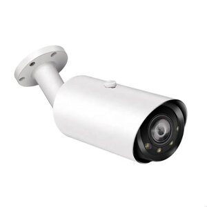 Камера видеонаблюдения премиум класса IP цилиндрическая полноцветная 6МП белая