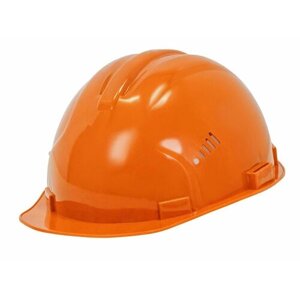 Каска защитная (строительная) с вентиляцией оранжевая Кедр 8025332